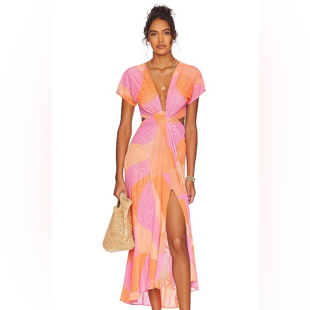 Vix Martina Loop Midi Cover Up Dress NWT